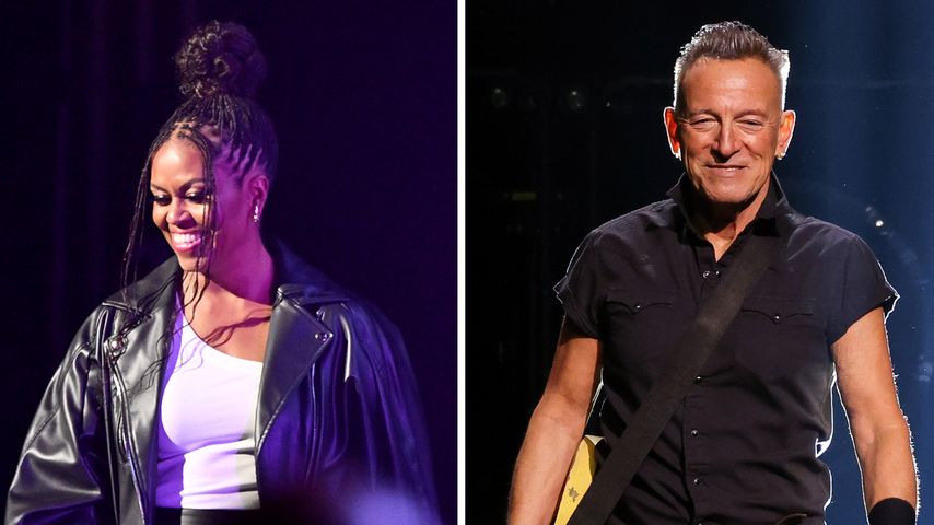 Collage: Michelle Obama und Bruce Springsteen 2023