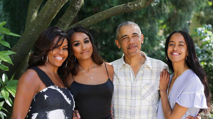 Michelle, Sasha, Barack und Malia Obama