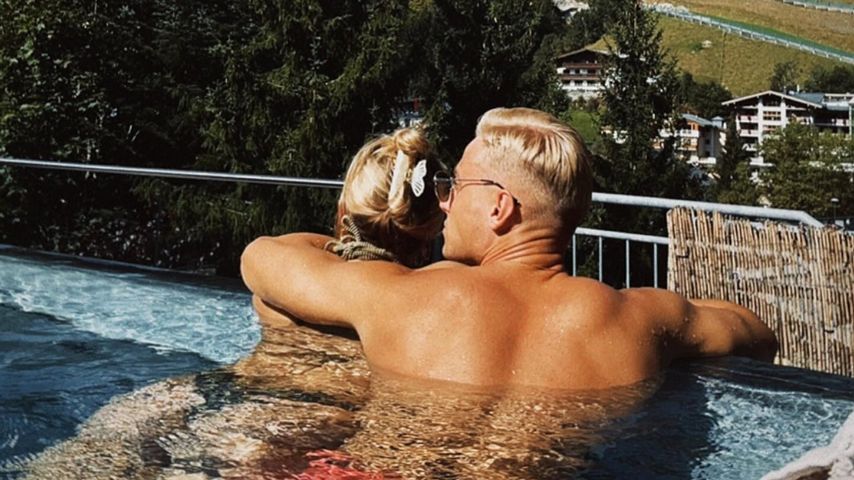 Michelle Simöl mit ihrem Freund