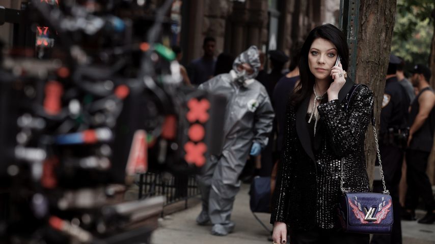 Michelle Trachtenberg am "Gossip Girl"-Set