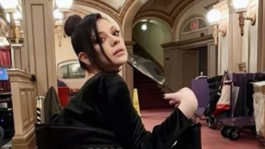 Michelle Trachtenberg am "Gossip Girl"-Set