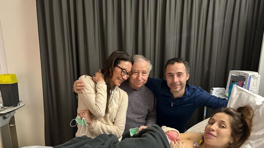 Michelle Yeoh, Jean Todt, Nicolas Todt mit Ehefrau Darina und Baby Maxime