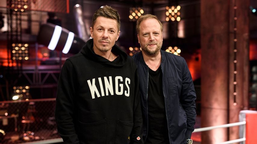 Michi Beck und Smudo von den Fantastischen Vier beim Photocall zur sechsten "The Voice"-Staffel
