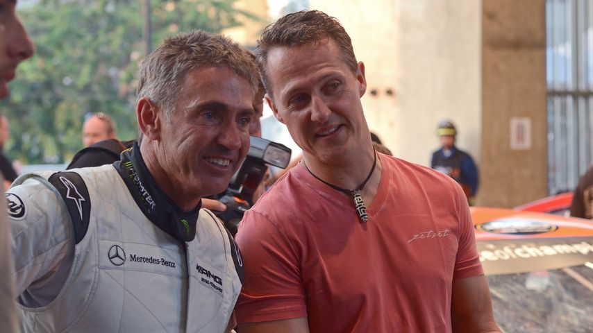 Mick Doohan und Michael Schumacher im Dezember 2012