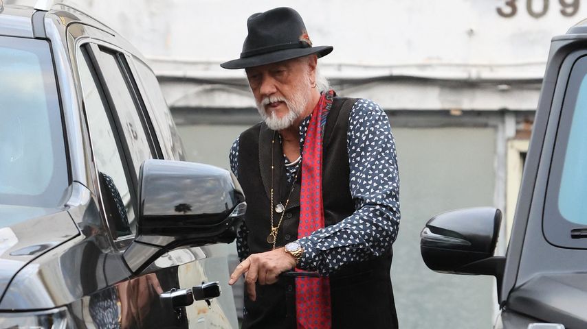 Niedergeschlagen: Mick Fleetwood erstmals in Öffentlichkeit