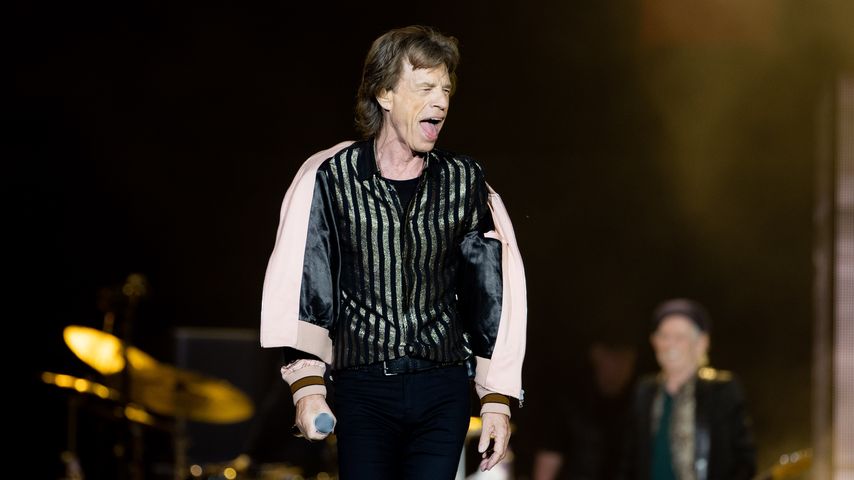 Mick Jagger bei einem Konzert, 2021