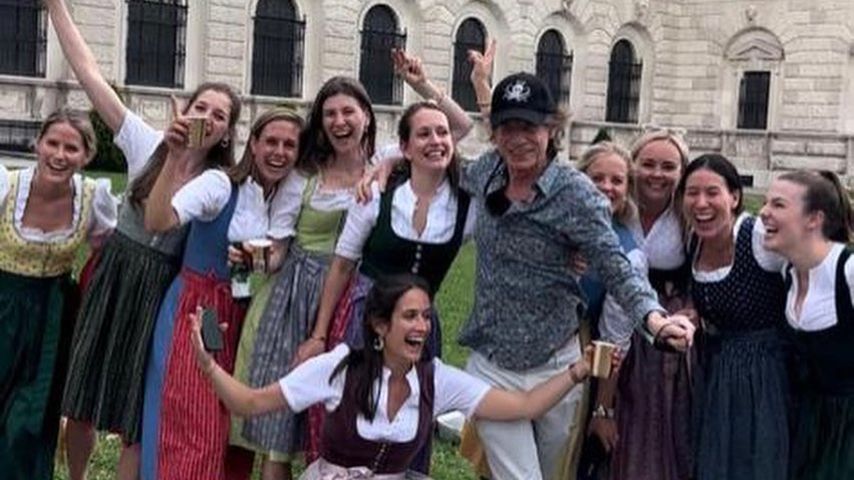 Mick Jagger beim Junggesellinnenabschied in Wien