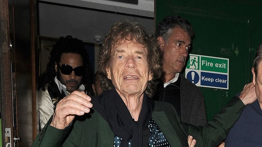 Mick Jagger auf seiner Geburtstagsparty
