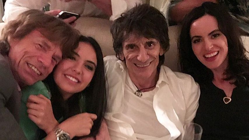 Mick Jagger und Noor Alfallah