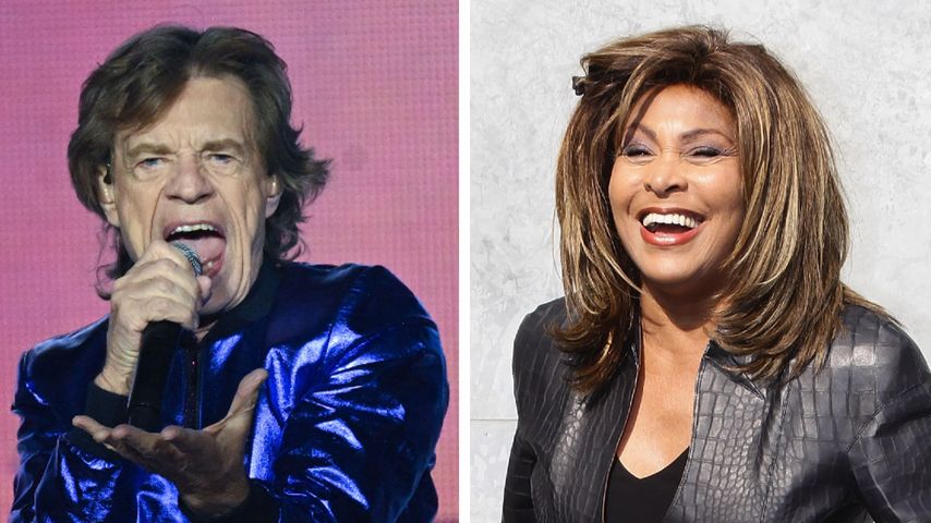 Mick Jagger und Tina Turner