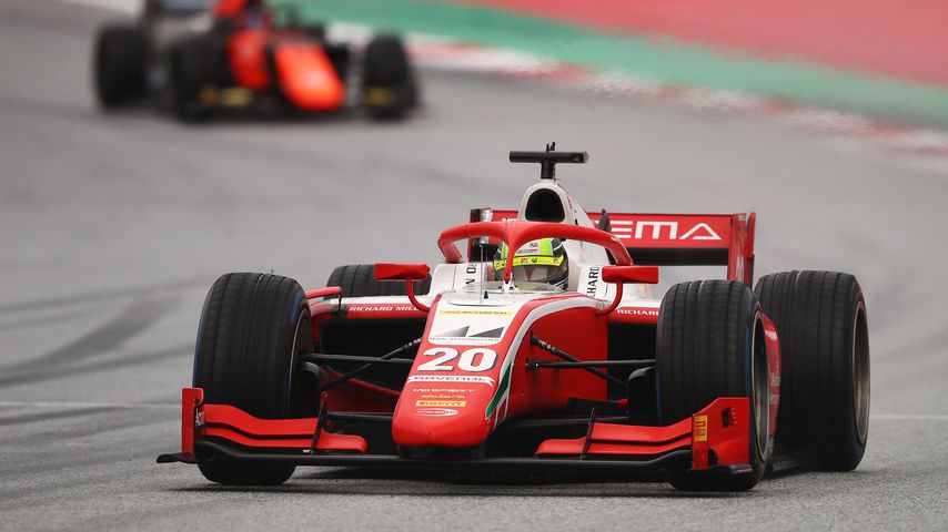 Mick Schumacher bei einem Formel-2-Rennen in Spielberg, Juli 2020