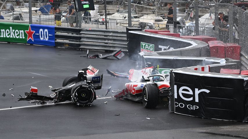 Crash in Monaco: Mick Schumachers Auto zerbricht an Bahnwand