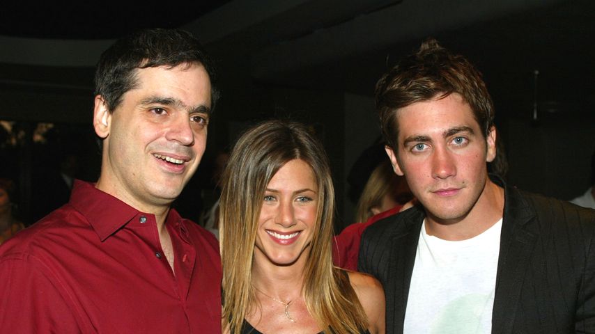 Miguel Arteta, Jennifer Aniston und Jake Gyllenhaal bei der "The Good Girl"-Premiere im August 2002