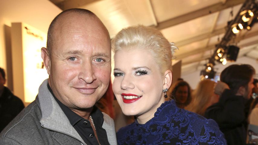 Mike Blümer und Melanie Müller im Jahr 2015