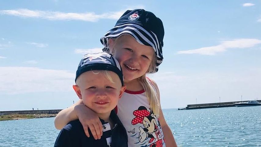 Mike Blümer und Melanie Müllers Kinder Matty und Mia Rose