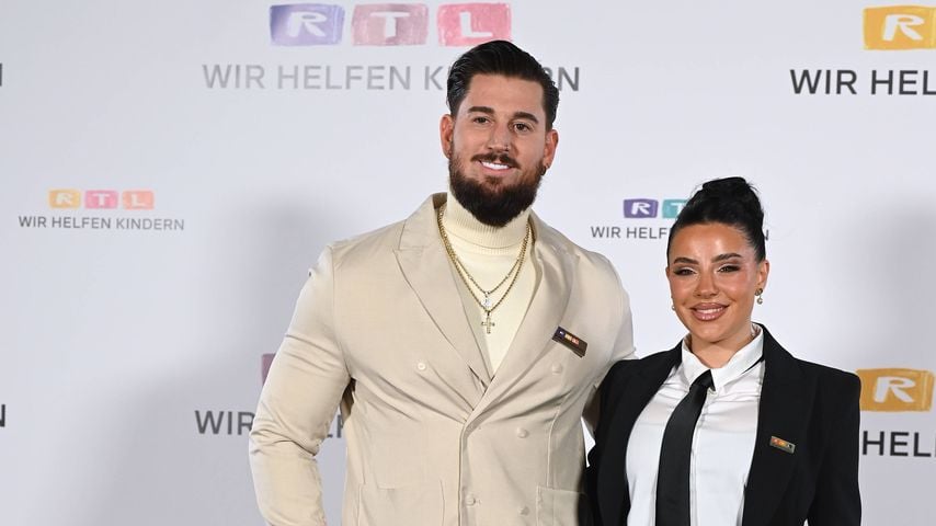 Mike Heiter und Leyla Heiter beim RTL Spendenmarathon "Wir helfen Kindern" 2025