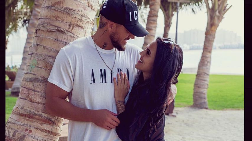 Mike Heiter und Elena Miras im Februar 2020 in Dubai