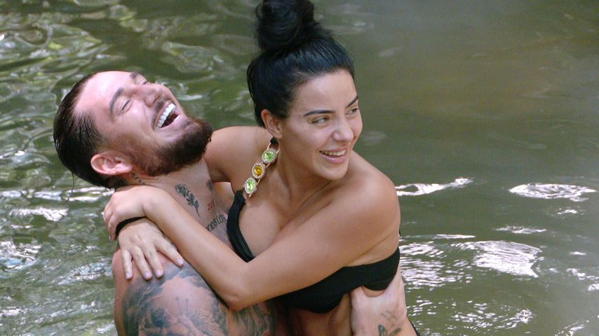 Mike Heiter und Leyla Lahouar im Dschungelcamp