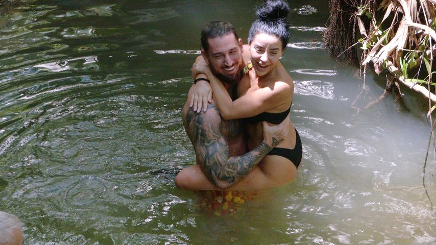 Mike Heiter und Leyla Lahouar im Dschungelcamp