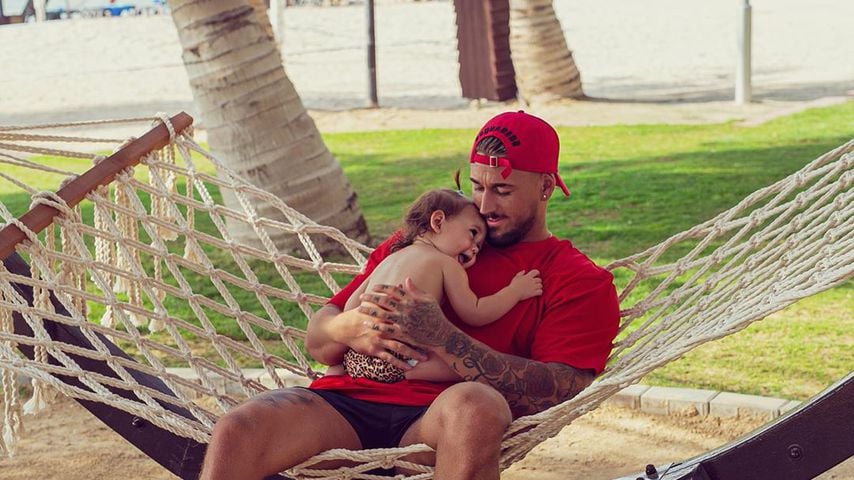 Mike Heiter und seine Tochter Aylen