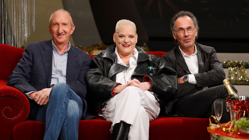 Mike Krüger, Hella von Sinnen und Hugo Egon Balde im Oktober 2016