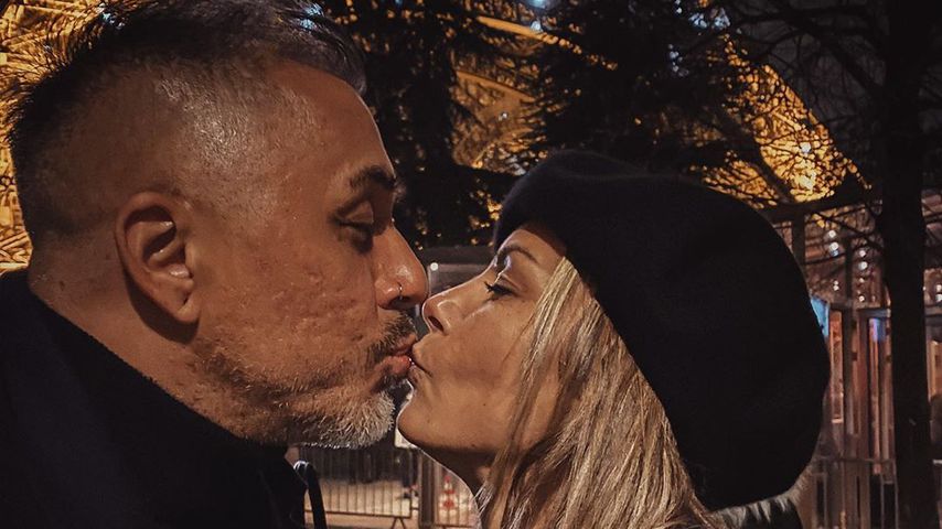 Mike Leon Grosch und seine Freundin Daniela in Paris