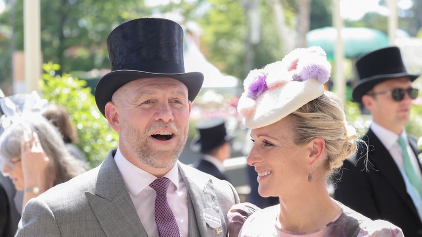 Mike mit seiner Frau Zara Tindall beim Royal Ascot Juni 2022