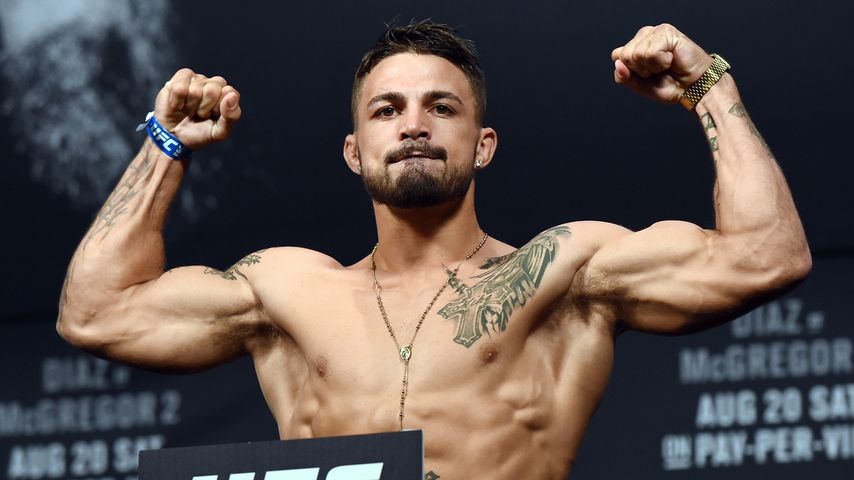 Mike Perry bei einer UFC-Konferenz in Las Vegas im August 2016