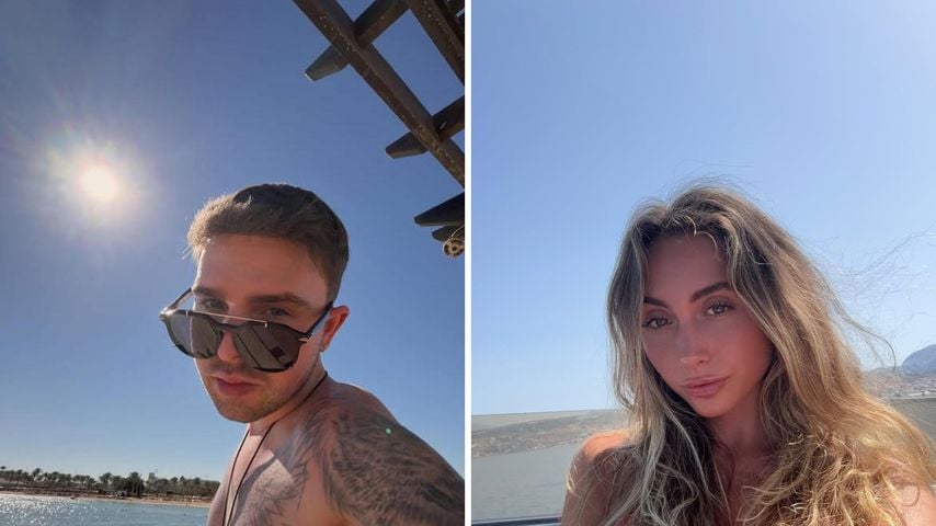 Collage: Mike Singer und Ex-"Bachelor"-Kandidatin Nadja