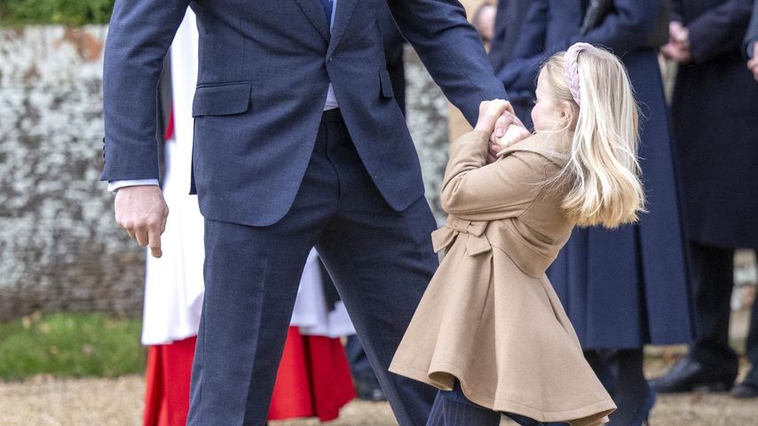 Mike Tindall albert mit seiner Tochter Lena im Dezember 2023