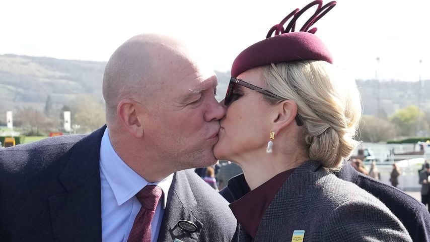 Mike Tindall und Zara Tindall beim Ladies Day des Cheltenham Festival