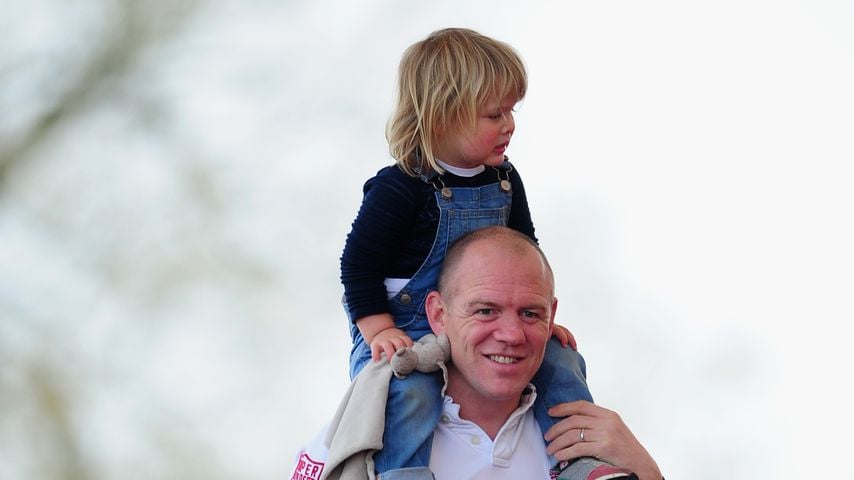 Mike Tindall und seine Tochter Mia, 2016