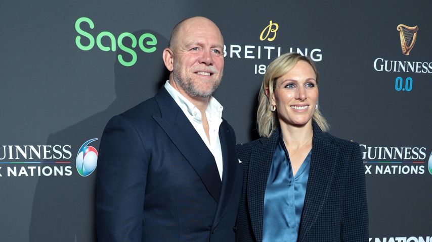 Mike Tindall und Zara Tindall bei der "Six Nations: Full Contact"-Premiere, Januar 2024