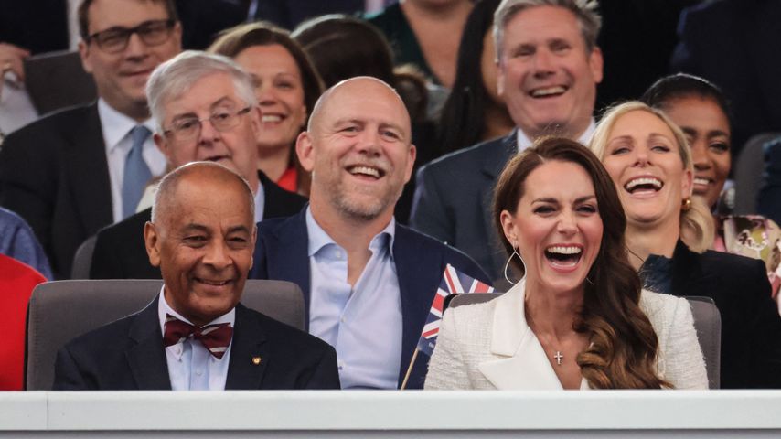 Mike Tindall, Zara Tindall und Herzogin Kate im Juni 2022