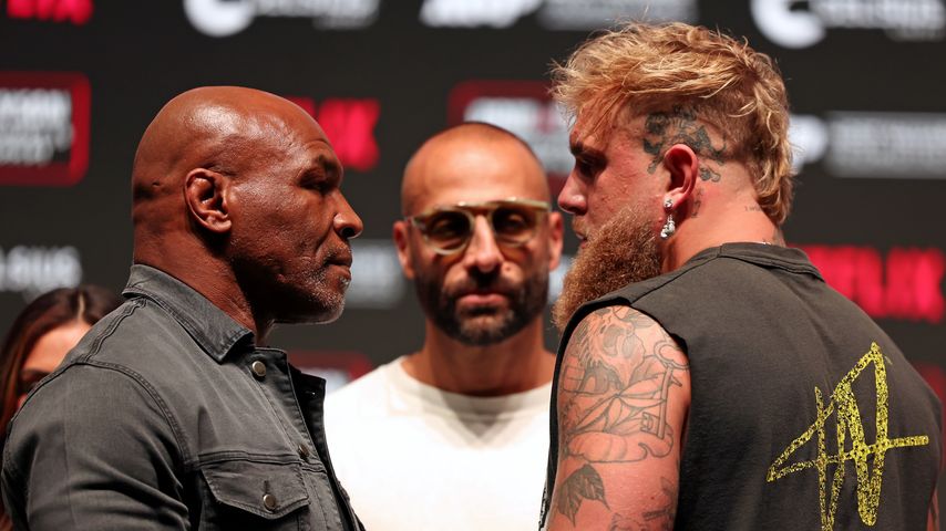 Mike Tyson und Jake Paul im November 2024