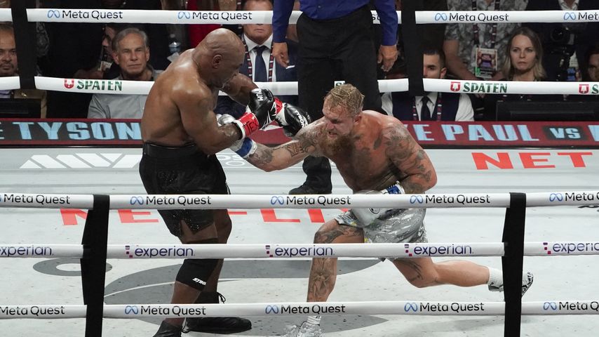 Mike Tyson und Jake Paul, November 2024