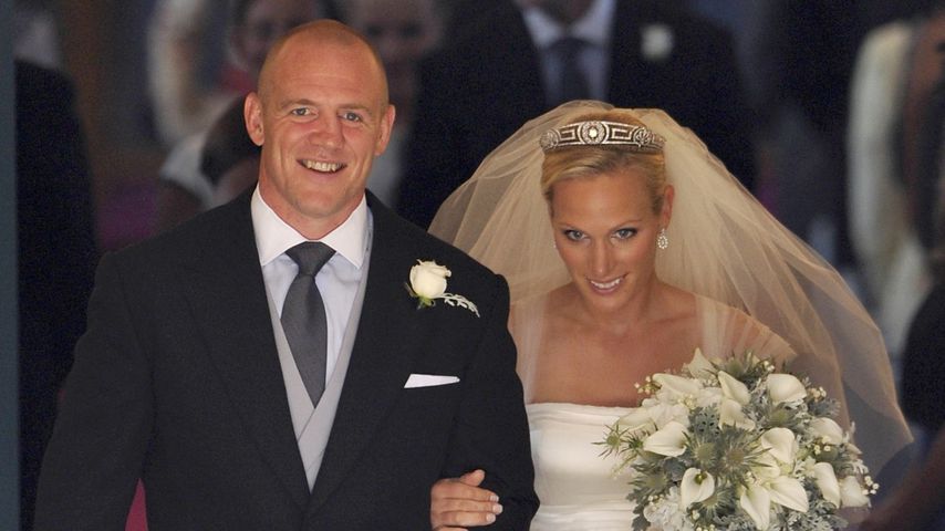 Mike und Zara Tindall bei ihrer Hochzeit, 2011