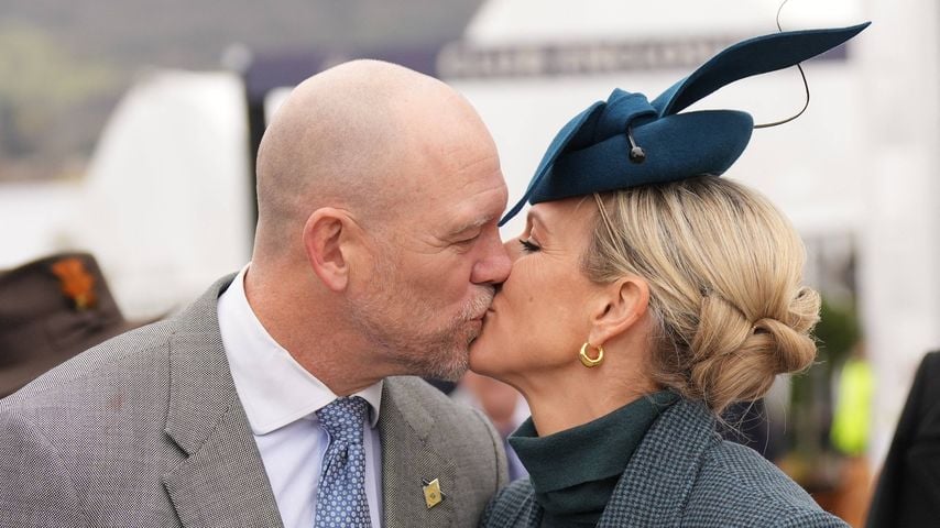 Mike und Zara Tindall beim Cheltenham Festival