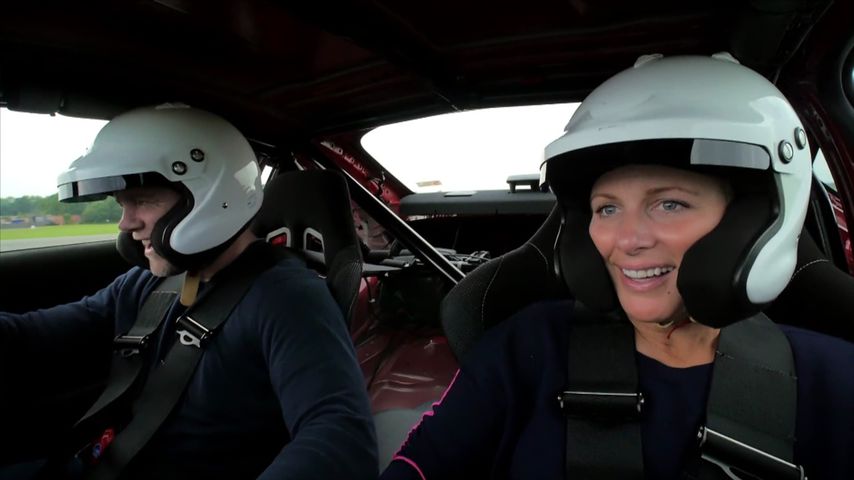 Mike und Zara Tindall bei "Top Gear"
