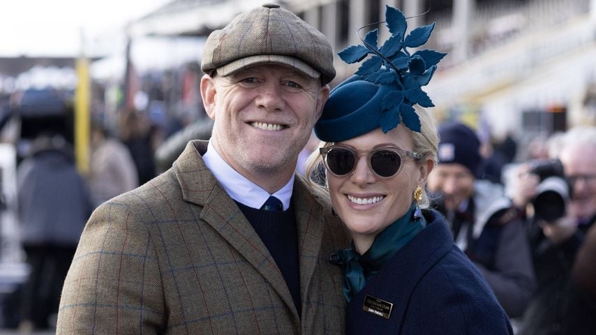 Mike und Zara Tindall beim Cheltenham Festival im März 2026