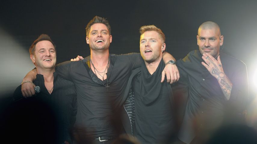 Mikey Graham, Keith Duffy, Ronan Keating und Shane Lynch im März 2010 in London