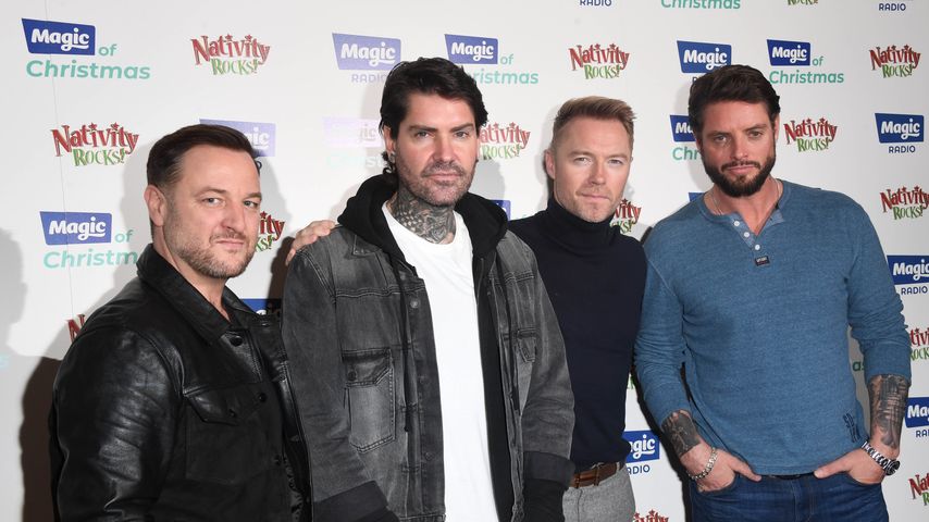 Mikey Graham, Shane Lynch, Ronan Keating und Keith Duffy von Boyzone