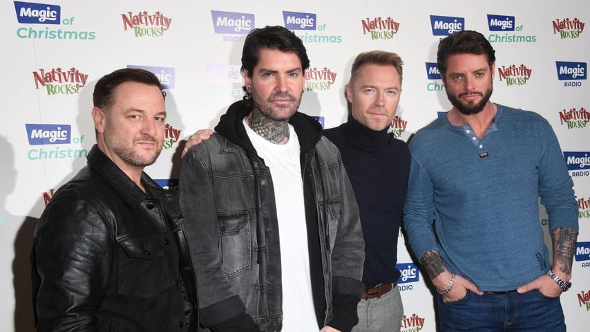 Mikey Graham, Shane Lynch, Ronan Keating und Keith Duffy von Boyzone
