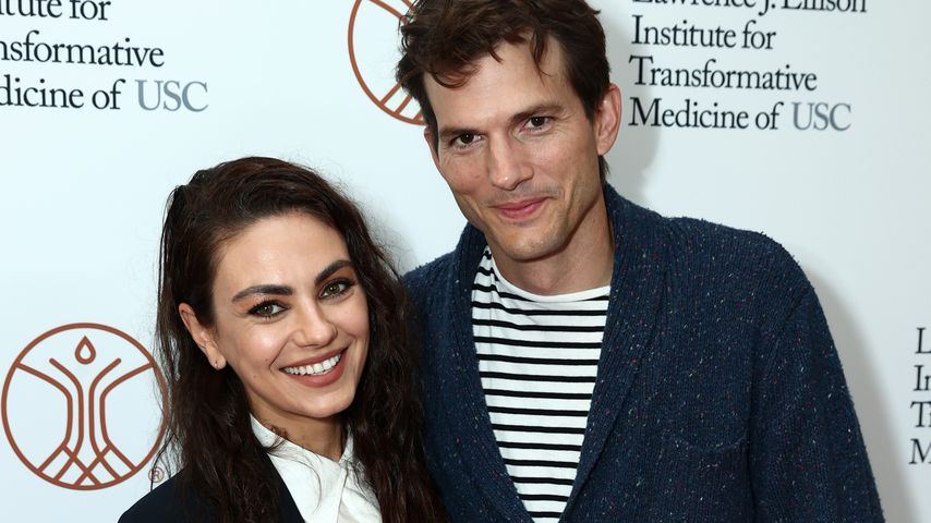 Mila Kunis and Ashton Kutcher in Los Angeles