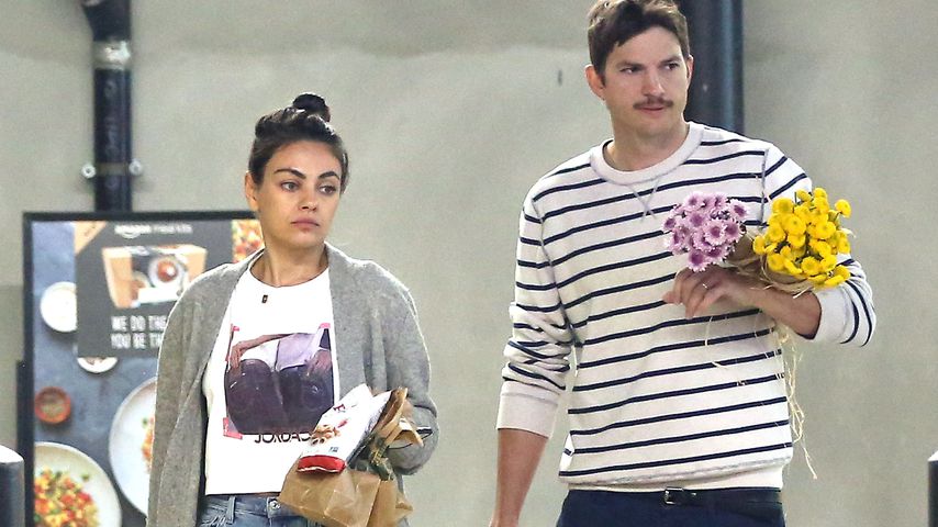 Mila Kunis und Ashton Kutcher in Los Angeles