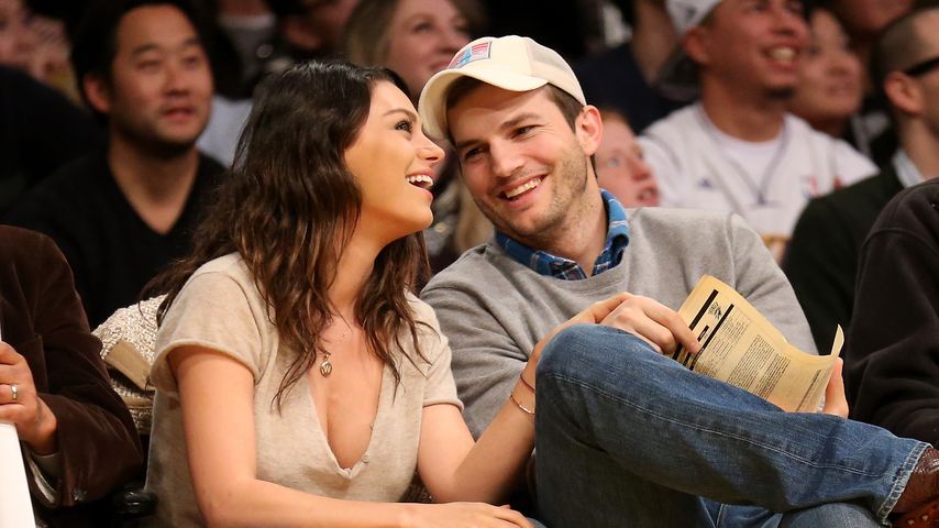 Mila Kunis und Ashton Kutcher, Dezember 2014