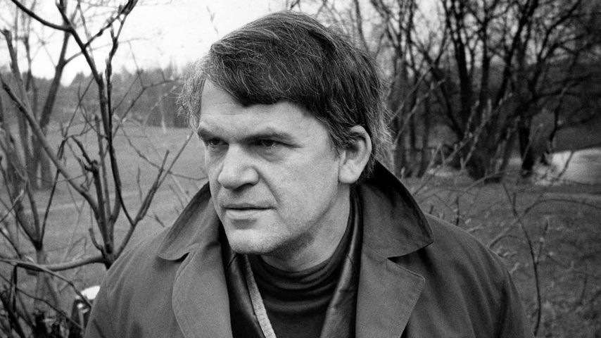 Milan Kundera in Prag, 1973