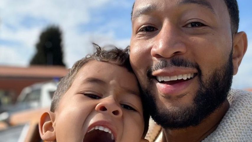 So süß gratuliert John Legend Söhnchen Miles zum Geburtstag!