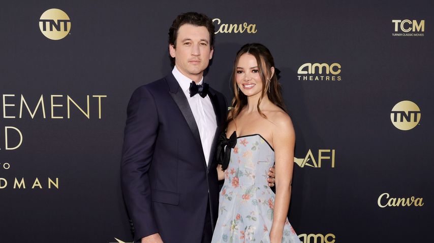 Miles Teller und seine Frau Keleigh, April 2024