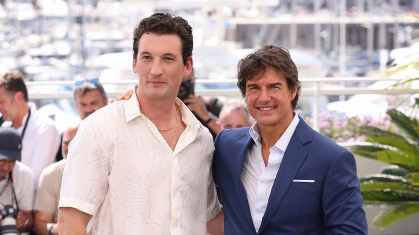 Miles Teller und Tom Cruise, Mai 2022